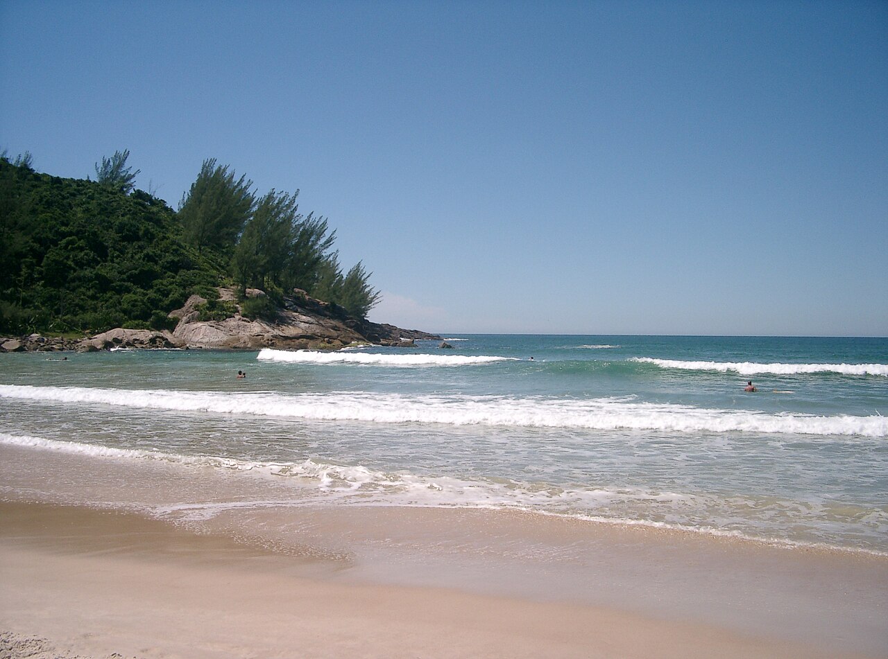 Garopaba playa de ferrugen