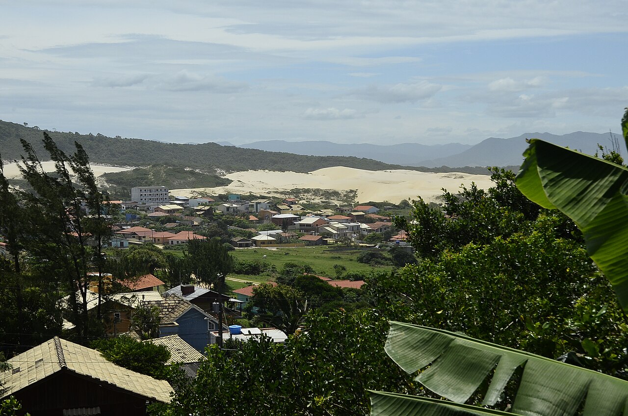 Dunas da Ribanceira, Imbituba, registro de 2016.